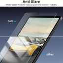 Ambison [2 Pack] Matte Glass Screen Protector Compatible with Samsung Galaxy Tab A11+/A9+/S10 Fe/S9 fe (11 inch 2025 Released), Anti-Glare & Fingerprints/Tempered Glass/Bubble Free,Tablet A11+/+/S9 fe Model