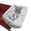 Portable Shopping Cart Cover, High Chair and Grocery Cart Covers for Babies, Kids, Infants & Toddlers, Attached Carry Bag (Gray Chevron)