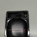 Mini Hair Straightener, Cordless&Rechargeable Portable Hair Straightener Brush with 3 Temperature Setting, Fast Heating Hot Comb&Anti-Scald Shell Plates,Mini Straightener Brush for Home Travel Gift (Black)