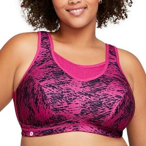 Glamorise Women's Plus Size No-Bounce Camisole Sports Bra Wirefree #1067 XL
