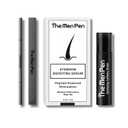 The Men Pen Eyebrow Boosting + Caffeine Kit | Eyebrow, Beard and Hair Filler | Waterproof, Long Lasting, Sweat Proof - Dark Brown