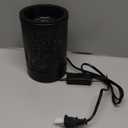 Fragrance Wax Melts Warmer with 7 Colors LED Changing Light Classic Black Forest Design Scent Oil Candle Warmer for Home Black Forest