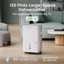 Waykar 120 Pints 6000 Sq. Ft 2025 Energy Star Dehumidifier for Basement