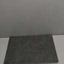 Myir JUN Placemats Dual Sided, Faux Leather Place Mats Set of 6 Indoor Placemat for Dining Table Outdoor Place Mat Manteles Individuales Square Non-Slip Washable Table Mats (Gray Beige, Set of 6)