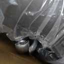 TRALT Ergonomic Office Chair - Desk Chair with Wave High Back Adjustable Lumbar Support Computer Chair - Gaming Chairs Mesh Backrest and PU Leather Seat for Home Reading Chairs to Adults(Black)