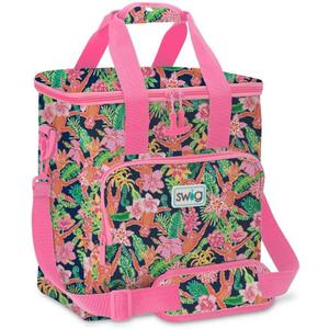 Swig Life Triple Insulated Cooler Bag with Zipper, Large Travel Cooler Bag Holds 16-24 Cans, or 6 Wine Bottles, Insulated