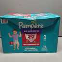 Pampers Diapers - Cruisers 360 - Size 3, 78 Count, up to 100% Leakproof Pull-On Diaper for Active Babies