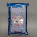 Kawaii 3D Dog Phone Case for iPhone 6 Plus/7 Plus/8 Plus (with Retractable Phone Stand & Grip) Cute Girly Cartoon Soft Silicone Phone Cover for Girls, Kids, Teens, and Women, Blue