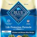 Blue Buffalo Life Protection Formula Adult Dry Dog Food, Helps Build and Maintain Strong Muscles, Made with Natural Ingredients, Chicken & Brown Rice Recipe, 30-lb. Bag (30 pound (Pack of 1))