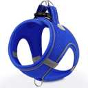 Joytale Small Dog Harness, Breathable Mesh Step-in Vest, Reflective Soft Padded Harnesses for Cats, Puppies and Extra Small Dogs, Navy Blue, XXS