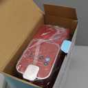 Single Serve Coffee Maker with Built-in Detachable Milk Frother, Iced and Hot Coffee Machine for K Cup & Grounds, 40oz Removable Water Reservoir, 6 Cup Sizes, Fits 7.3" Travel Mug, Red