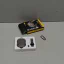 MAGEASY Odyssey AirPods 1 & 2 Case Cover with Secure Lock + Travel Carabiner + Wrist Strap, Wireless Charging Compatible, Drop Protection Apple AirPod 1st 2nd Generation Case Shockproof (Metal Green)