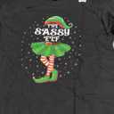 Mom Xmas Family Matching Women Girls The Mommy Elf Christmas T-Shirt, L 