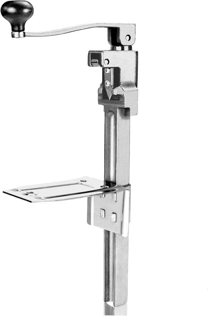 Commercial Can Opener Heavy Duty for #10 Cans,Stainless Steel Blade & Base, 18.5" Commercial Can Opener Heavy Duty