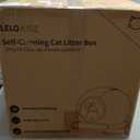 Self Cleaning Litter Box, Integrated Safety Automatic Cat Litter Box Self Cleaning 65L+9L for Multiple Cats, App Control, Odor Removal, Includes Mat & Liner (3 Rolls) - Blue