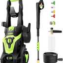 PowRyte Electric Pressure Washer, Foam Cannon, 4 Different Pressure Tips, Power Washer,4500 PSI 2.6 GPM