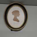 AELS 5x7 Inch Vintage Picture Frame, Elegant Antique Photo Frames with Glass Front, Photo Display, Tabletop Wall Hanging, Gift Ideas, Black Oval with Gold Trim