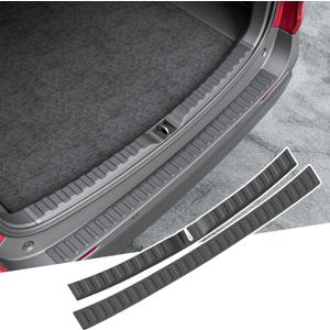 Xipoo Rear Bumper Protector Mat Compatible with 2019-2025 Toyota RAV4 Trunk Door Entry Guards TPE Trim Cover Replacement for 2019-2024 2025 Toyota RAV4 Accessories