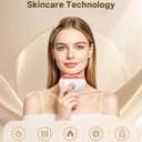 Dopsikn Red Light Therapy for Face and Neck, 7 Color Gua Sha Facial Massager with Hot & Cold Modes, Vibration Face Depuffer Tool for Contouring, Lifting, Gifts for Women & Men (White)