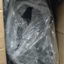 BestOffice Drafting Chair Ergonomic Tall Office Chair Standing Desk Chair with Flip Up Arms Foot Rest Back Support Adjustable Height Mesh Drafting Stool, Black (24L*25W*53H)