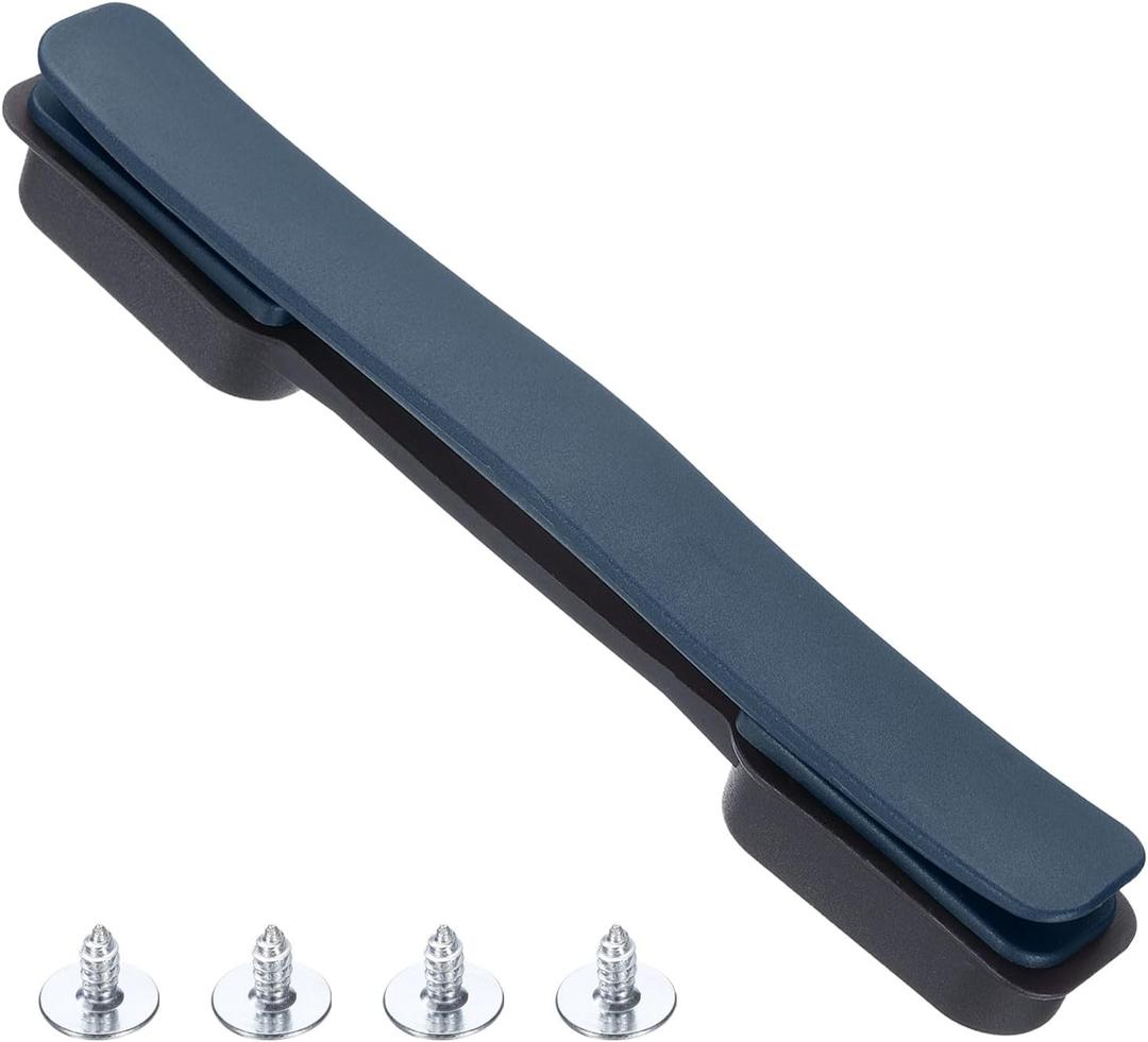 uxcell Luggage Handle Replacement 8.5 Inch Suitcase Handle Carry Strap Plastic Pull Handle Grip Luggage Replacement Parts with Screws for Suitcase Box Luggage Case, Navy Blue