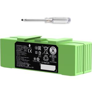 64.2Wh for Roomba Battery ABL-F for iRobot Roomba i&e Series i3 i3+ i4+ i8 i8+ i7 i7+ j7 J9+ j7+ e5 e6 Roomba Replacement Batteries ABL-D1 ABL-D2 ABL-D2A 4460mAh Unsuitable for Roomba Combo Series