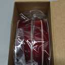 Jutom 3 Rolls Christmas Vintage Velvet Ribbon Vintage Solid Color Velvet Ribbon for Christmas Wedding Wrapping DIY Crafts Decoration Favors, Total 30 Yards(Wine Red)