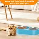 Outdoor Heated Dog & Cat Bowl - Smart Thermal-Dish for Pets, Provides Drinkable Water & Food in Winter (116 OZ)
