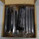 Ravinte 10 Pack 4 Inch Kitchen Square Cabinet Handles Matte Black Cabinet Pulls Black Drawer Pulls Kitchen Cabinet Hardware Handles