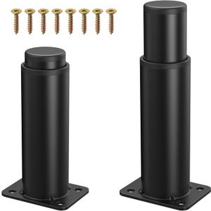 5"-9" Metal Adjustable Legs, Adjustable Height Replacement Legs for Table/Bed/Furniture/Cabinet/Couch, Heavy Duty Bed Center Frame Support, Set of 2