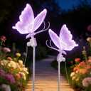 ENUOLI 23" Wedding Moving Butterfly Floor Lamp LED Ambient Creative Light