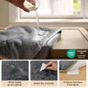 Bedsure Waterproof Blanket for Bed King Size- Sherpa Fleece Waterproof Dog Blankets for Large Dogs, Pet Blankets for Bed/Couch, Soft Plush Reversible Furniture Protector, 108"x86", Grey