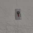 HILLMAN® 87390 Goth Black/Red Skull House Key