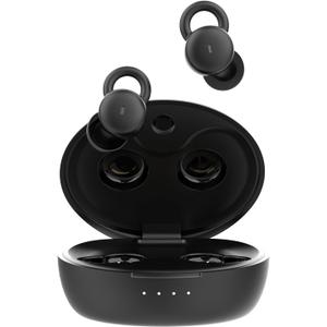 Smallest Invisible Sleep Earbuds Comfortable Noise Blocking Wireless Headphones for Sleeping Bluetooth Flat Ear Buds for Side Sleepers,Tiny Hidden Buds for Work Sports (Black)