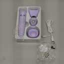 Ufree Bikini Trimmer Electric Razors for Women, Rechargeable Pubic Body Hair Trimmer Electric Shaver for Legs Body Hair, Bikini Shaver IPX7 Waterproof, Gifts for Women, Purple