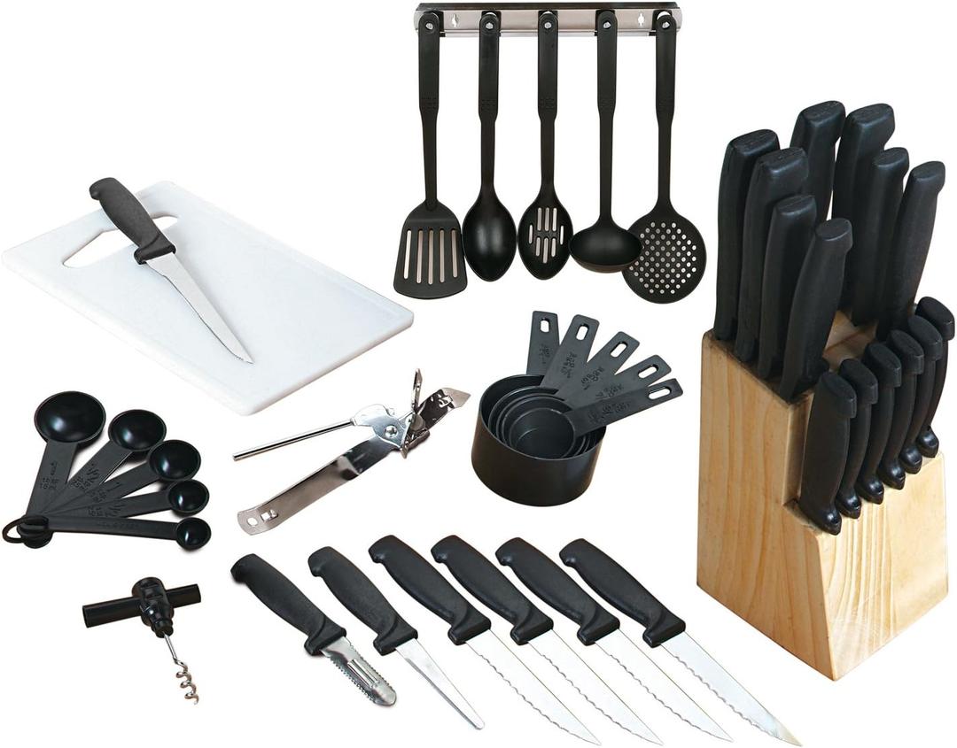 Gibson Cuisine Select Flare 41-Piece Cutlery Combo Set