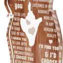 Valentine Day Acrylic Plaque Sign Romantic Gifts Engraved I Choose You for Home Acrylic Desk Decor Boyfriend Girlfriend Anniversary Birthday Gift Ideas for Her Him Couple Gift