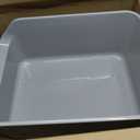 SpaceTime Large Cat Litter Box with High Sides,Cat Boxes for Indoor Cats,Cat Litter Pan for Kitty,Litter Box with Low Entry,Easy to Clean,Anti-Splashing(Grey), 
Product Dimensions	19.88"L x 14.37"W x 8.27"H
Item Weight	0.77 kg