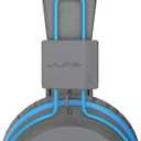 JLab JBuddies Studio Wireless On-Ear Kids Headphones, Graphite/Blue, 13 Hour Battery Life, Studio Volume Safe, Volume Limiter, Folding, Adjustable, Noise Isolation, with Mic