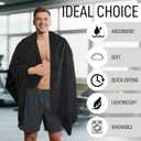 SUNLAND Microfiber Gym Bath Towel Ultra Soft Travel Camping Towel Super Absorbent Swimming Sport Yoga Sweat Towels with Straps for Adults and Children