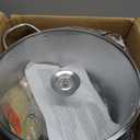 Complete Canning Supplies with Pot: Food-Grade Stainless Steel Canning Kit - 13-Piece Essential Home Canning Set Tools for Safe Food Homemade (Black)