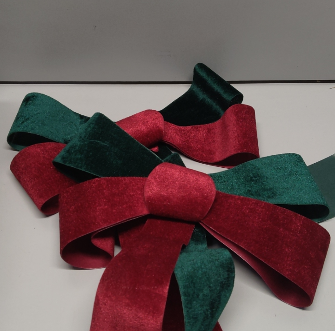 2Pcs Large Christmas Bow