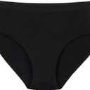 Thinx For All Leaks Hip-Hugger Underwear, Holds up to 100ml or 6tbps or 1/4 Cup Worth of Liquid*, Light Absorbency Incontinence Underwear for Women, Feminine Care, Black, L