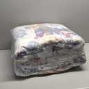 Boho Washable Area Rug 9x12, Spill-Proof Surface, Non-Slip Backin,Low Pile Faux Wool Large Printed Rugs for Living Room, Bedroom, Ding Room, Entryway and Home Decor (Blue, 9x12)