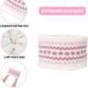 Kids Winter Hat Scarf Set for Girls Boys, Toddler Knit Beanie Hat & Neck Warmer Sets with Warm Fleece Lined Pom (White)