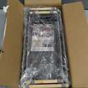 OIAHOMY Toilet Paper Baskets Handmade Paper Rope Decorative Wicker Storage Tank Shelf Cabinet Organizer for Bathroom Home, Set of 2, Green