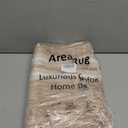 OJIA Modern Bordered Kitchen Rugs Non Slip Washable, Printed 2'x3' Entryway Rug Thin Soft Small Area Rug Indoor Door Mat Non-Shedding Throw Carpet Bathroom Runner for Bedside Bedroom (Beige)