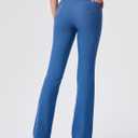 AFITNE Womens High Waisted Stretchy Pull On Flare Jeans Trendy Fashion Cute Bootcut Denim Like Jeggings (Brown, XS)