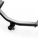 Class 3 Trailer Hitch, 2-Inch Receiver, Compatible with Honda Passport 2019 2020 2021 2022 2023 2024 2025 2026, Bright Black Color Tow Hitch