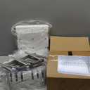 IEEK Baby Bottle Drying Rack,Space Saving Countertop Drying Rack for Baby Accessory & Pump Parts,Suction Cup Wall Mounted Bottle Rack Holder Large Vertical Drying Tower,Grey and White